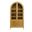 Fynn Blonde Display Cabinet In Tan