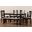 Gabriel Modern and Contemporary Sand Fabric Upholstered and Dark Brown Finished Wood 6-Piece Dining Set