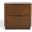 Gabrietta 2 Drawer Nightstand In Black and Medium Oak