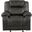 Gainesville Glider Reclining Chair In Brown