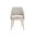 Galen Dining Armchair In Linea Light Grey