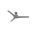 Gallegos 52 Inch Damp Rated Ceiling Fan and Wall Control In Matte Silver