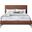 Gallo Vegan Leather King Bed In Cognac