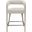 Galway Comfy Cushioned Metal Counter Chair In Ivory