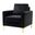 Ganymedes Club Chair In Black