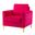 Ganymedes Club Chair In Fuchsia