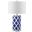 Garden Navy and Off-White 27 Inch Lattice Table Lamp