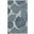 Garden Oasis Tropical 2' x 4' Tropical Rug In Blue