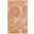 Garden Oasis Tropical 2' x 4' Rug In Coral