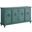 Garden Solid Wood Tv Stand In Rustic Turquoise