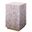 Garland Floral Accent Side Table In Lavender