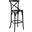 Gear Black Bar Stool EEI-5563-BLK