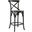 Gear Black Counter Stool