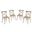 Gear Gray Dining Side Chair Set of 4