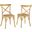 Gear Natural Dining Side Chair Set of 2