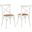 Gear White Dining Side Chair Set of 2