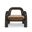 Gelee Accent Chair In Brown