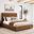 Gema King Upholstered Bed In Divine Cinnamon