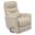 Gemini Ivory Manual Swivel Glider Recliner