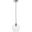 Gene 1 Light Chrome And Clear Glass Pendant LD2256C