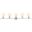 Gene 5 Light Chrome And Frosted White Glass Wall Sconce