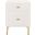 Genevieve 2 Drawer Nightstand in Cream