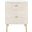 Genevieve 2 Drawer Nightstand in White Wash