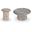 Genoa Marble Occasional Table Set In Brown