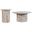Genoa Marble Occasional Table Set In Cream