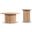 Genoa Occasional Table Set In Beige