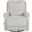 Gentry Manual Swivel Glider Recliner In Ecru Mist