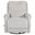Gentry Manual Swivel Glider Recliner Set of 2 In Ecru Mist