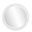 George Matte Round Mirror In White
