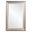 George Mirror In Bright Silver