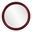 George Mirror In Glossy Burgundy