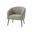 George Modern Boucle Armchair In Grey