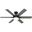 Georgetown 52 Inch Energy Star Ceiling Fan with LED Light Kit and Handheld Remote In Matte Black and Dark Gray Oak