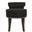 Georgia Black Vanity Stool