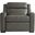 Germain Leather Power Motion Chair In Gray