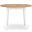Gesthaven Dining Drop Leaf Table In Natural and White
