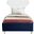 Ghost Velvet Twin Bed In Navy