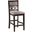 Gia Cherry Counter Height Chair Set Of 2
