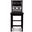 Gia Ebony Counter Height Chair Set Of 2