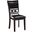 Gia Ebony Dining Chair Set Of 2