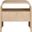 Giada Solid Wood and Veneer Nightstand In Natural