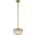 Gianna 10 Inch Pendant In Brass