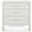 Gianna 3-Drawer End Table In Sand White