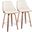 Gianna Fixed Height Counter Stool Set of 2 In Cream