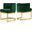 Gianna Velvet Dining Chair In Green