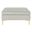 Giovanna Grey/Brass Square Bench
